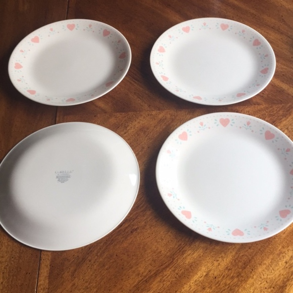 Corelle Forever yours Bread Plates 6 3/4"
